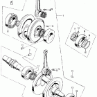 CB350K3 Коленвал