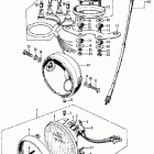 CL70K2 Headlight @ speedometer k1-k3