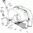 CB350K3 Крышка картера правая