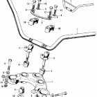 CB350K3 Руль и панель переднего номера
