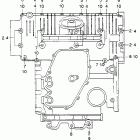 CB750K2 Bolt @ washer (lower crankcase)