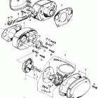 CB350K3 Cylinder head side cover  @ points @ advancer