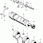 SL175 Gear shift fork @ drum