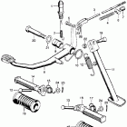 SL175 Brake pedal @ stand