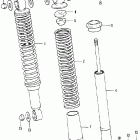 SL70 Sl70 rear shock absorber