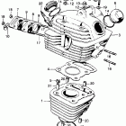 SL125 Цилиндр и головка цилиндра