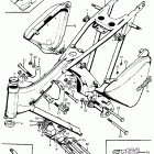 CB100K1 Frame @ side cover