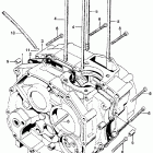 SL125 Right crankcase @ left crankcase