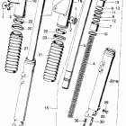 CB750K0 Передняя вилка
