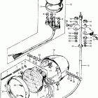 CB100K1 Headlight @ speedometer