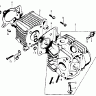 CT70H Цилиндр и головка цилиндра