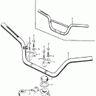 CB100K1 Handlebar @ fork top bridge
