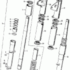 CB350K3 Cb front fork k3