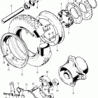 CT70 Заднее колесо