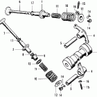 CT70 Распредвал и клапана