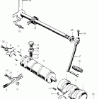 SL350 Shift drum @ shift arm