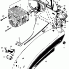 SL350 Задний фонарь и крыло