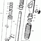 CL350K2 Cl left front fork k2