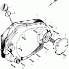 SL350 Крышка картера правая