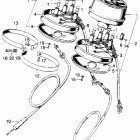 CB750K Спидометр-тахометр