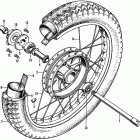 CL450 Переднее колесо