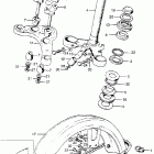 CA175K3 Ca175 steering stem @ front fender