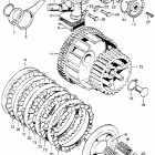 CB175K3 Clutch @ oil pump