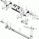 SL90 Shift drum @ gearshift spindle