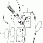 CB750K Right handle switch - cable