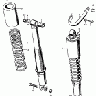 CL450 Задний амортизатор