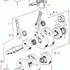 CB175K3 Коленвал