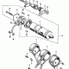 CL450 Gearshift fork @ drum