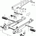 CL70K2 Swingarm @ chain case