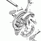 CL450 Rear brake @ panel