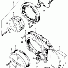 SL90 Crankcase cover  @ alternator
