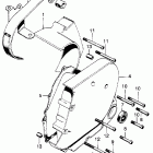 CB750K Transmission cover - rear cover