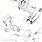CA175K3 Ca175 front wheel