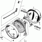 CL450 Headlight @ headlight case