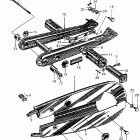 CA175 Ca175 swingarm @ rear fender