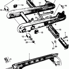 SS125A Swingarm @ chain case