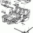 CL175 Lower crankcase @ kick starter