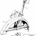 SS125A Steering stem @ front fender