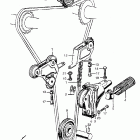 CB450K2 Цепь ГРМ и натяжитель