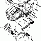 SS125A Крышка картера левая