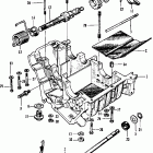 SS125A Lower crankcase @ kick starter