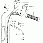 CL350 Left handle switch @ cable ii