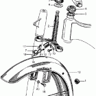 CA175 Ca175 steering stem @ front fender
