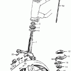 CL175 Cl175 steering stem @ front fender