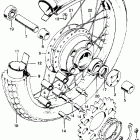 CL350 Заднее колесо