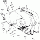 CL350 Крышка картера правая